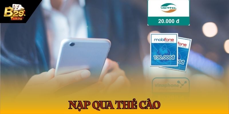 Quy trình giao dịch nạp qua thẻ cào vào cổng game nhanh gọn