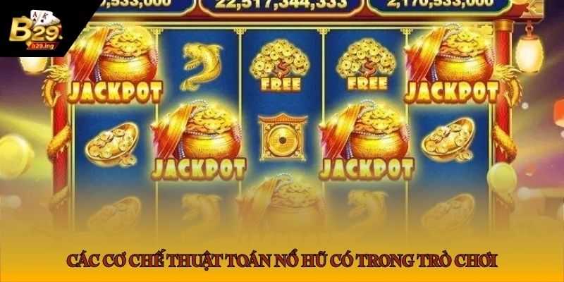 Các cơ chế thuật toán nổ hũ có trong trò chơi