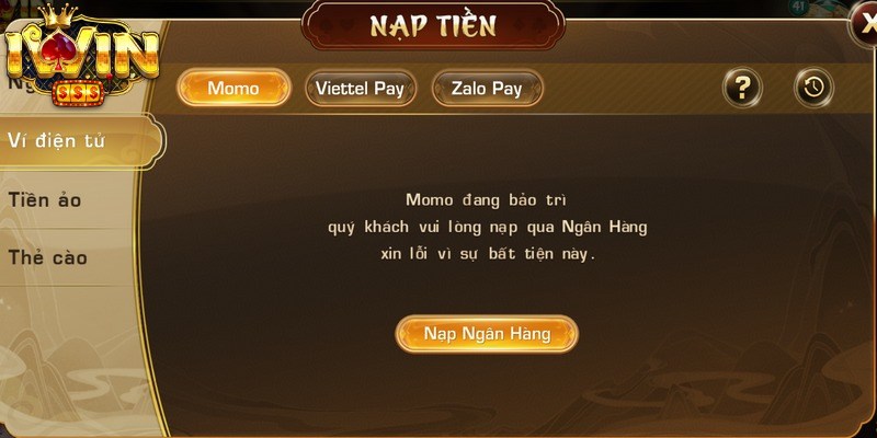 Quy trình thực hiện nạp tiền Iwin an toàn, nhanh chóng